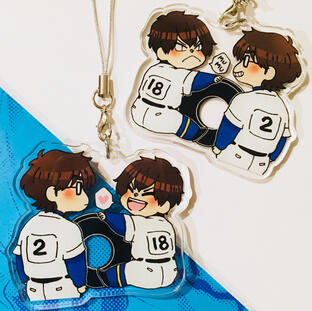 Daiya no Ace Miyuki/Eijun/Tire Charm
