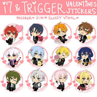 i7/TRIGGER/Re:vale Valentines Stickers